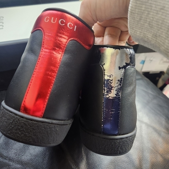 GUCCI Ace High 'Bee' size 5 BNWB with defect - Picture 5 of 8